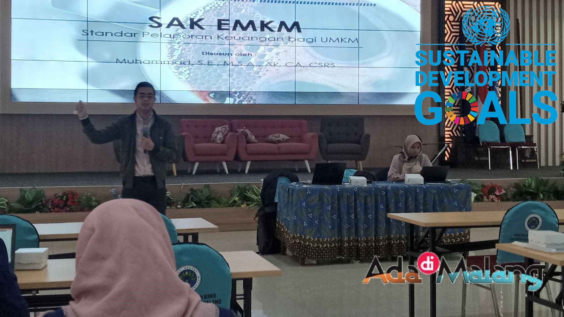 Menuju Tercapainya Tujuan SDGs: Mahasiswa Pelaku Wirausaha Diajari Perhitungan dan Pelaporan Pajak UMKM